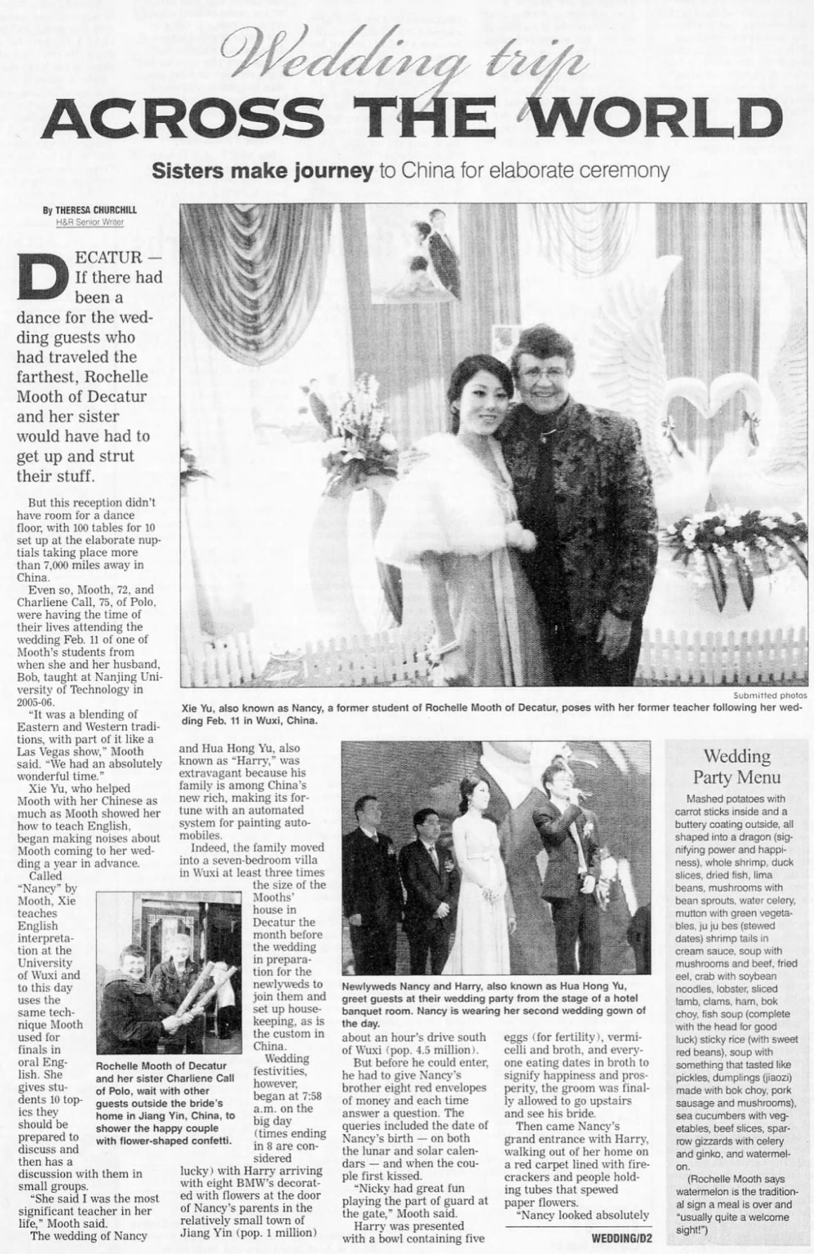 Wedding trip across the world